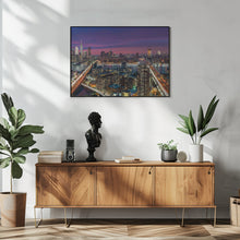 Art Prints of Manhattan skyline during beautiful sunset