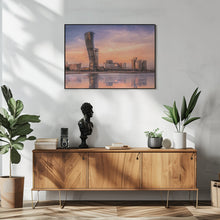 Art Prints of The Capital Gate, known as leaning tower in Abu dhabi, UAE