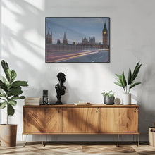 Art Prints of Big Ben with bright trails