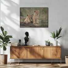 Art Prints of Little lion cubs