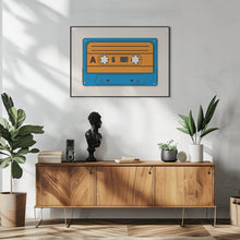 Art Prints of Blue Tape Cassette