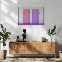 Art Prints of Pink and Purple Doors at the Saguaro