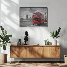 Art Prints of Red Buses in London