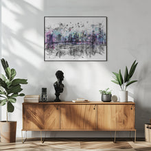 Art Prints of Modern Art NEW YORK CITY Skyline | Splashes