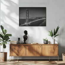 Art Prints of Monochrome Cityscape of Golden Gate Bridge