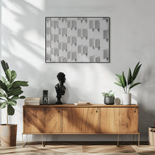 Art Prints of Mid-Century Block Wall and Shadows