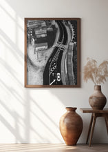 Art Prints of White car on the track