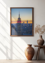 Art Prints of Blue Manhattan