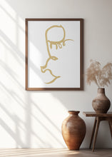 Art Prints of Half Face Gold