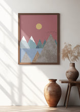 Art Prints of Mountain landscape