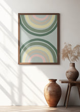 Art Prints of Double Rainbow Green