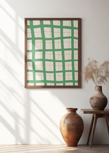 Art Prints of Green Grid