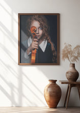 Art Prints of The daughter a violinist