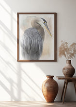 Art Prints of Great Blue Heron Portrait