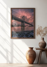 Art Prints of Manhattan Bridge Wide Angle