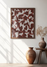 Art Prints of Liquid Beige Brown Strokes