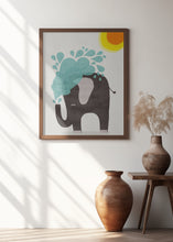 Canvas Art Print Funny elephant