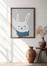 Canvas Art Print Snow Bunny