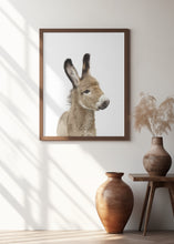 Canvas Art Print Baby Donkey