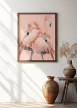 Canvas Art Print Flamingos nr. 1