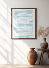 Art Prints of Blue Cutlery