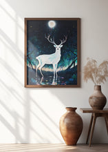 Canvas Art Print Paint Deer