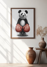 Canvas Art Print PANDA BOXER