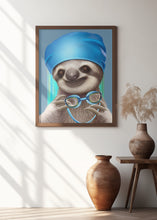 Canvas Art Print SLOTH WITH GOGGLES