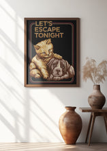 Canvas Art Print LET'S ESCAPE TONIGHT