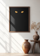 Art Prints of Halloween cat eyes