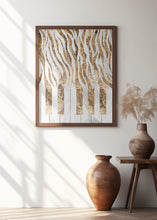 Art Prints of Gold Zebra Piano