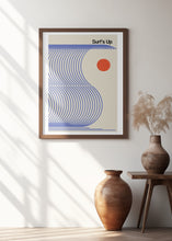 Art Prints of Surf's Up Biscuit Blue