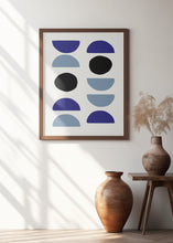 Art Prints of Blue Shapes 2