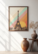 Art Prints of Eiffel Tower Rainbow