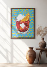 Art Prints of Negroni Blue