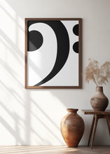 Art Prints of Big bass clef 1