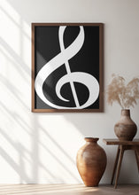 Art Prints of Big treble clef 2