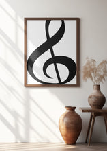 Art Prints of Big treble clef 1