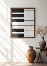 Art Prints of Black and gold piano