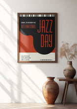 Art Prints of Jazzy Days   Dark Red