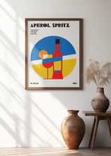 Art Prints of Aperol Spritz Cocktail Bauhaus Art Print