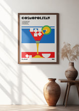 Art Prints of Cosmopolitan Bauhaus Cocktail