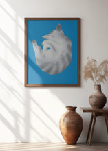 Art Prints of Silver cat portrait