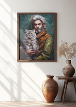 Art Prints of Man With A Cat