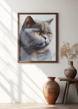 Art Prints of Cat watercolor painting animal