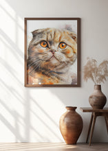 Art Prints of Cat watercolor painting animal