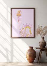 Art Prints of Lady Liberty (Blonde)