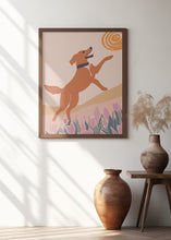 Art Prints of Frisbee Dog