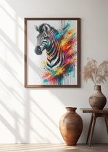 Art Prints of Colorful Zebra