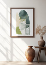 Art Prints of Green Shapes 3